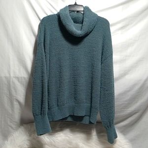 (X-53) SALE! Nine West Sparkly & Extremely Soft Fuzzy Sweater Sz.L Like New